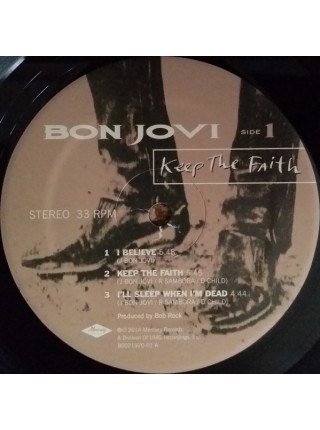 35008248		 Bon Jovi – Keep The Faith	" 	Hard Rock"	Black, 180 Gram, Gatefold, 2 lp	1992	"	Mercury – B0021970-01 "	S/S	 Europe 	Remastered	04.11.2016