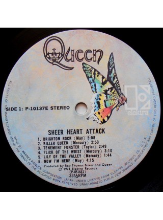 1402352		Queen ‎– Sheer Heart Attack	 Classic Rock	1974	Elektra P-8516E	NM/NM	Japan	Remastered	1974