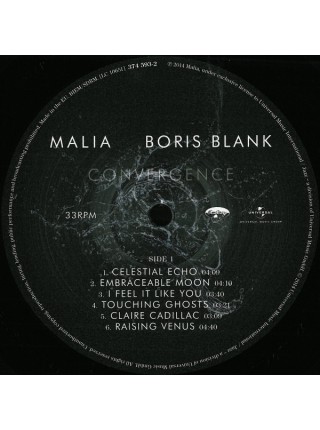 33002564	 Malia, Boris Blank – Convergence	" 	Future Jazz"	 Album	2013	" 	EmArcy – 374 593-2"	S/S	 Europe 	Remastered	24.01.14