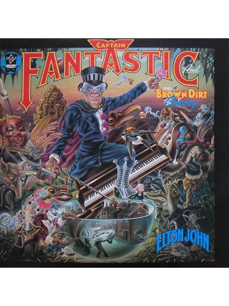 1403060	Elton John - Captain Fantastic And The Brown Dirt Cowboy ,  Poster	Pop Rock	1975	DJM Records – DJLPX 1	EX+/EX+	England