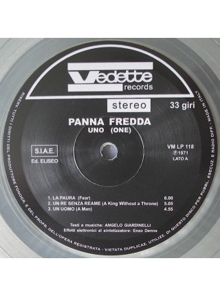 35005475	Panna Fredda - Uno (coloured)	" 	Prog Rock, Psychedelic Rock"	1971	Remastered	2012	" 	Vedette Records – VM LP 118"	S/S	 Europe 