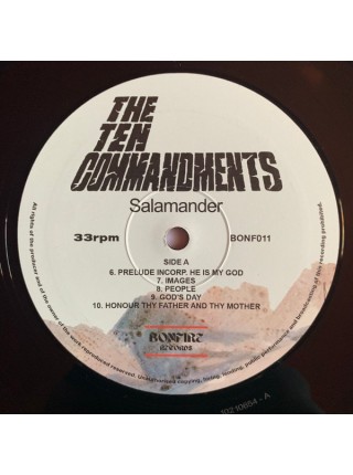 35005187		Salamander - Ten Commandments	" 	Prog Rock"	Black, 180 Gram, Limited	1971	" 	Bonfire Records (5) – BONF011"	S/S	 Europe 	Remastered	28.10.2022