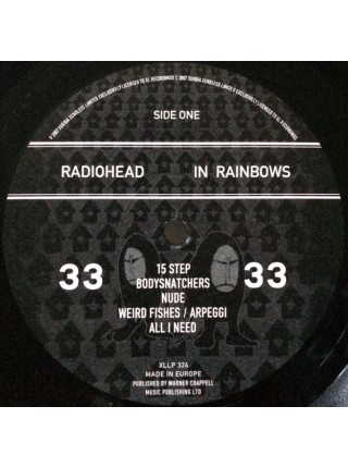 35005158		 Radiohead – In Rainbows	" 	Alternative Rock, Art Rock"	Black	2007	" 	XL Recordings – XLLP 324"	S/S	 Europe 	Remastered	28.12.2007