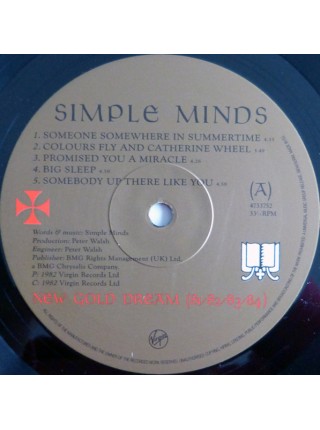 35005780		 Simple Minds – New Gold Dream (81-82-83-84)	         New Wave, Pop Rock, Synth-pop	Black, 180 Gram	1982	 Virgin – 4733752	S/S	 Europe 	Remastered	29.07.2016