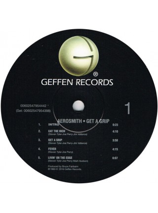 35005782		 Aerosmith – Get A Grip  lp	" 	Hard Rock"	Black, 180 Gram	1993	" 	Geffen Records – 00602547954398"	S/S	 Europe 	Remastered	20.1.2017