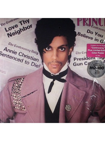 35005839		 Prince – Controversy	" 	Synth-pop, Funk"	Black, 180 Gram	1981	" 	Rhino Records (2) – R1 3601"	S/S	 Europe 	Remastered	01.07.2011