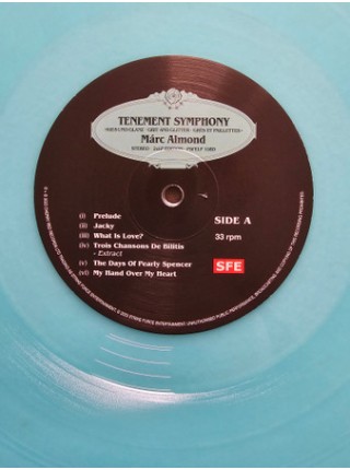 35008288		 Marc Almond – Tenement Symphony,  2  lp 	Synth-pop"	Blue Translucent	1991	"	Strike Force Entertainment – PSFELP 108D "	S/S	 Europe 	Remastered	13.10.2023