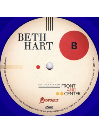 35008311		 Beth Hart – Front And Center (Live From New York) 	" 	Blues"	Blue, Gatefold, Limited, 2lp	2018	"	Provogue – PRD75541 "	S/S	 Europe 	Remastered	10.11.2023