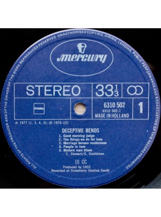 161202	10cc – Deceptive Bends	Pop Rock, Ballad	1977	"	Mercury – 6310 502"	EX+/EX	Netherlands	Remastered	1977