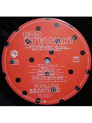 150666	Rod Stewart – Foolish Behaviour	"	Rock & Roll, Pop Rock "	1980	Warner Bros. Records – P-10930W	NM/NM	Japan