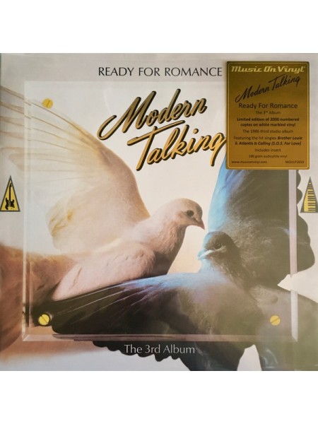 35004990	 Modern Talking – Ready For Romance - The 3rd Album   (coloured)	" 	Synth-pop, Euro-Disco"	1986	 Music On Vinyl – MOVLP2659	S/S	 Europe 	Remastered	"	28 апр. 2023 г. "