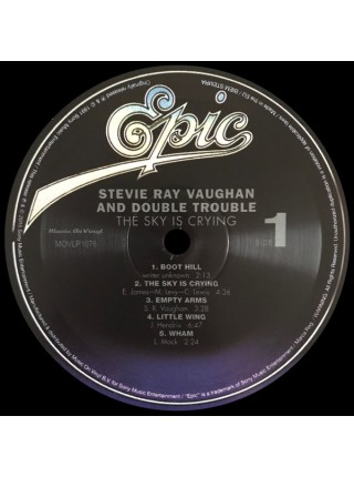 35004920	 Stevie Ray Vaughan And Double Trouble – The Sky Is Crying	" 	Blues"	1991	" 	Music On Vinyl – MOVLP1076, Epic – MOVLP1076"	S/S	 Europe 	Remastered	"	5 окт. 2015 г. "