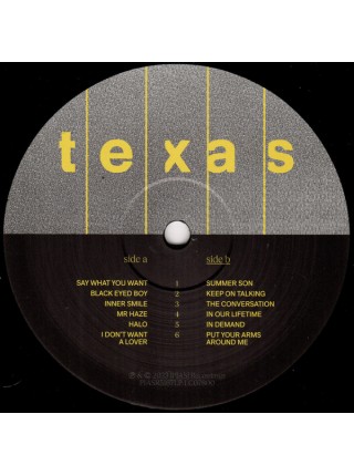 35004721		 Texas – The Very Best Of 1989 - 2023  2lp	" 	Pop Rock"	Black, 180 Gram	2023	" 	[pias] – PIASR5167LP"	S/S	 Europe 	Remastered	"	16 июн. 2023 г. "