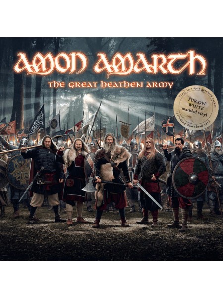 35017153	 	 Amon Amarth – The Great Heathen Army	" 	Melodic Death Metal, Viking Metal"	Fur Off White Marble, Gatefold	2022	" 	Metal Blade Records – 3984-16003-1"	S/S	 Europe 	Remastered	05.08.2022