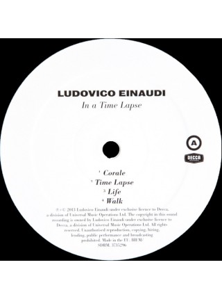 35007626		 Ludovico Einaudi – In A Time Lapse  2LP	" 	Classical"	Black, 180 Gram, Gatefold	2013	" 	Decca – 3735296"	S/S	 Europe 	Remastered	22.04.2013