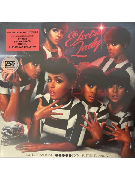 35006317	 Janelle Monáe – The Electric Lady  (coloured)	" 	Atlantic – 075678623264"	2013	" 	Funk, Neo Soul, Contemporary R&B"	S/S	 Europe 	Remastered	30.6.2023