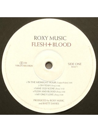 35007623		 Roxy Music – Flesh + Blood 	" 	Art Rock, Glam, Pop Rock"	Black, 180 Gram, Half Speed Mastering	1980	" 	Virgin – RMLP7, UMC – RMLP 7"	S/S	 Europe 	Remastered	01.07.2022