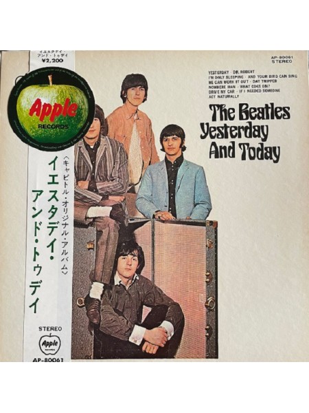 1400871	The Beatles - "Yesterday"...... And Today (Re 1974) Obi - копия	1966	Apple Records AP-80061	NM/NM	Japan