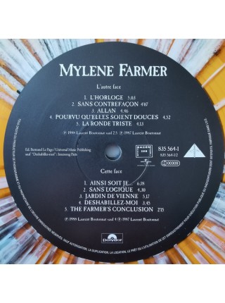 1401564	Mylene Farmer ‎– Ainsi Soit Je...  (Re 2019)	Electronic, Synth Pop, Chanson	1988	Polydor ‎– 835 564-1	M/M	France