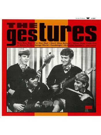 1401590		The Gestures ‎– The Gestures	Garage Rock, Folk Rock	1996	Sundazed Music ‎– LP 5021, Sundazed Music ‎– SUNDAZED LP 5021	S/S	USA	Remastered	1996