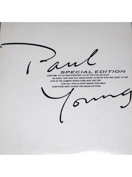 1401624	Paul Young – Special Edition	New Wave, Pop Rock, Pop	1985	Epic/Sony – QX-3P-95005	NM/NM	Japan