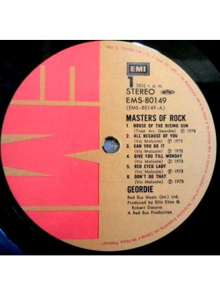 400093	Geordie	 -Masters Of Rock (OBI, jins),	1975/1975,	EMI - EMS-80149,	Japan,	NM/NM