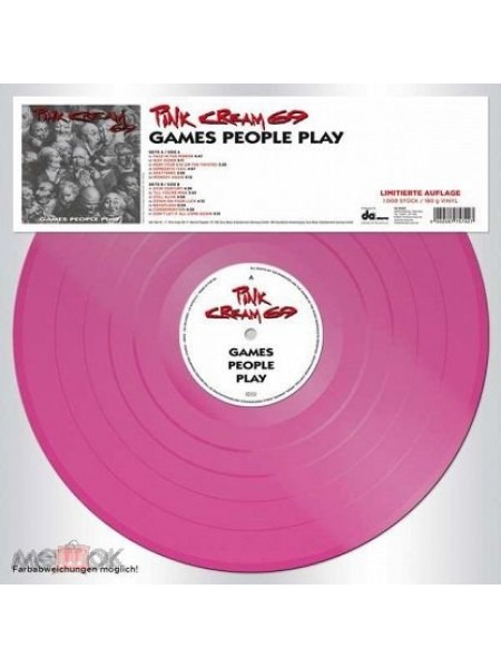 180420	Pink Cream 69 ‎– Games People Play  (Re 2020)	"	Hard Rock, Heavy Metal"	1993	"	Da Music – LP 877574"	S/S	Europe