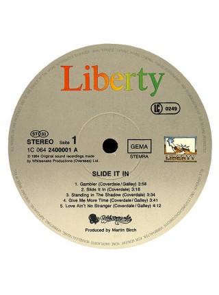3000059		Whitesnake – Slide It In	"	Hard Rock, Blues Rock"	1984	"	Liberty – 1C 064 2400001"	EX+/EX	Europe	Remastered	1984