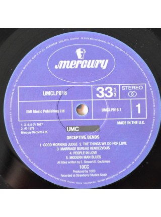 3000010		10cc – Deceptive Bends	"	Pop Rock"	1977	"	Mercury – UMCLP016"	S/S	Europe	Remastered	2023