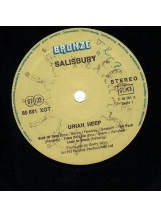 3000070		Uriah Heep – Salisbury	Hard Rock, Prog Rock, Classic Rock	1970	"	Bronze – 85 691 ET"	NM/NM	Germany	Remastered	1977