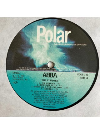 3000042		ABBA – The Visitors	"	Soft Rock, Pop Rock"	1981	Polar – POLS 342	S/S	Europe	Remastered	2011
