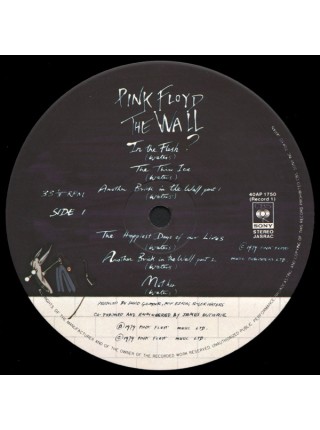 400012		Pink Floyd – The Wall, 2LP	"	Art Rock, Alternative Rock, Prog Rock"	1979	"	CBS/Sony – 40AP 1750~1"	NM/NM	Japan	Remastered	1979