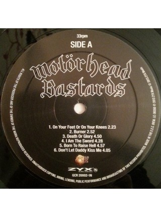 35006661	 Motörhead – Bastards	" 	Hard Rock, Heavy Metal"	1993	" 	Golden Core – GCR 20002-1N, ZYX Music – GCR 20002-1N"	S/S	 Europe 	Remastered	05.07.2013