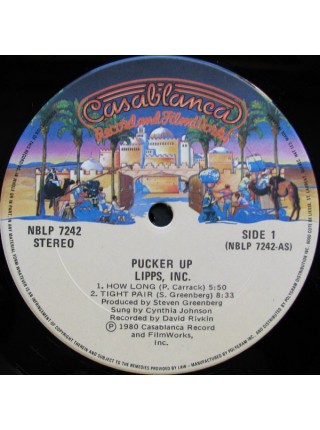 1401677		Lipps, Inc. ‎– Pucker Up	Electronic, Disco, Funk/Soul	1980	Casablanca – NBLP 7242	NM/EX	Canada	Remastered	1980