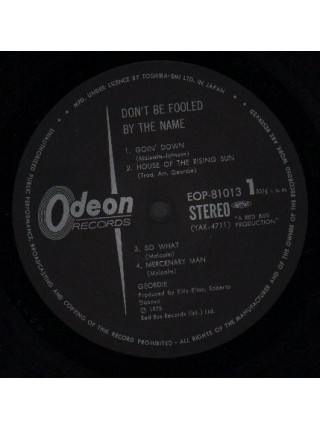 400903	Geordie – Don't Be Fooled By The Name (OBI, booklet )		1974	Odeon – EOP-81013	NM/NM	Japan