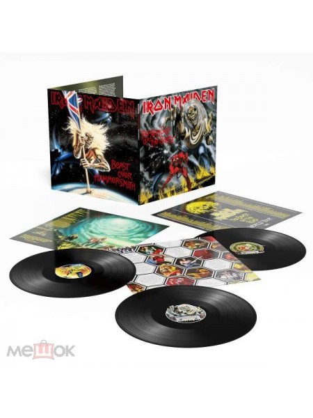 180437	Iron Maiden – The Number Of The Beast / Beast Over Hammersmith  (Re 2022)  3LP	"	Hard Rock, Heavy Metal"	1982	"	BMG – 4050538814835, BMG – 538814831"	S/S	USA & Canada