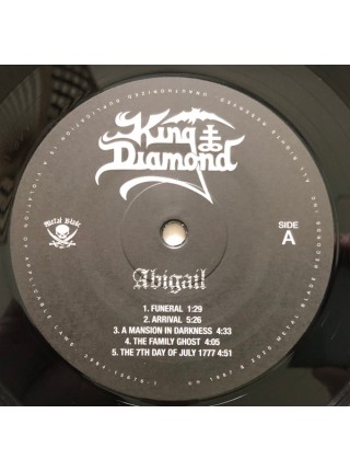 35008941	 King Diamond – Abigail	" 	Heavy Metal"	Black, 180 Gram	1987	" 	Metal Blade Records – 3984-15676-1"	S/S	 Europe 	Remastered	16.09.2022