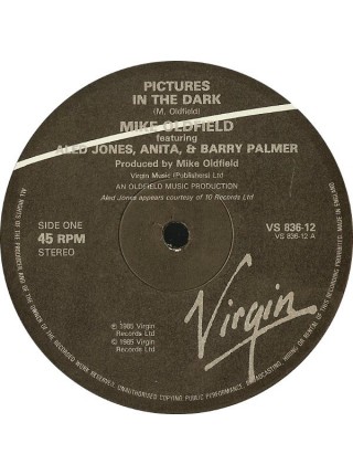1402748	Mike Oldfield ‎– Pictures In The Dark  12" 45 RPM Single	Electronic, New Age, Pop Rock	1985	Virgin ‎– VS 836-12	NM/NM	England