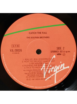 1402784	The Dolphin Brothers ‎– Catch The Fall	Electronic, Pop Rock, Ambient	1988	Virgin VJL-28026	NM/NM	Japan