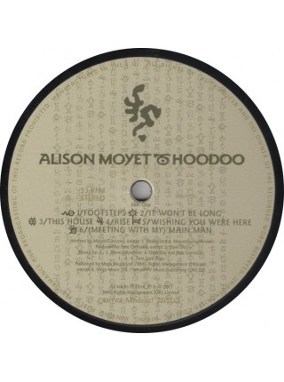 35007954		 Alison Moyet – Hoodoo	" 	Pop Rock, Synth-pop"	Black, 180 Gram	1991	" 	BMG – BMGCATLP81, Modest! – BMGCATLP81"	S/S	 Europe 	Remastered	27.10.2017