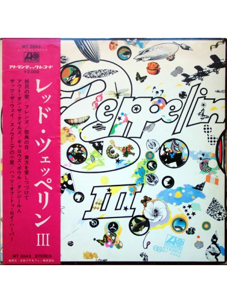 1404077		Led Zeppelin - Led Zeppelin III , Obi копия	Blues Rock, Folk Rock, Hard Rock	1970	Atlantic MT 2043	EX/EX+	Japan	Remastered	1970