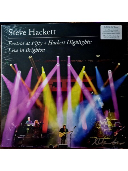 35006739	 Steve Hackett – Foxtrot At Fifty + Hackett Highlights: Live In Brighton (Box)  4lp	" 	Prog Rock"	2023	" 	Inside Out Music – IOM686"	S/S	 Europe 	Remastered	15.09.2023