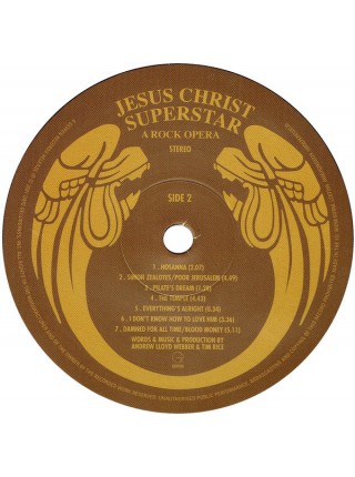 35006745		 Various, Andrew Lloyd Webber & Tim Rice – Jesus Christ Superstar  2lp	" 	Classic Rock, Musical"	Black, 180 Gram, Gatefold, Half Speed Mastering	1970	" 	Geffen Records – 0600753933312"	S/S	 Europe 	Remastered	17.09.2021