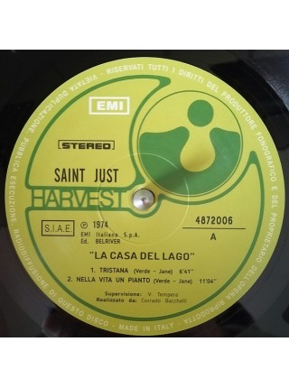 35006760	 Saint Just – La Casa Del Lago	" 	Folk Rock, Prog Rock, Experimental"	1974	" 	Harvest – 4872006, Universal Music Group – 0602448720061"	S/S	 Europe 	Remastered	27.01.2023