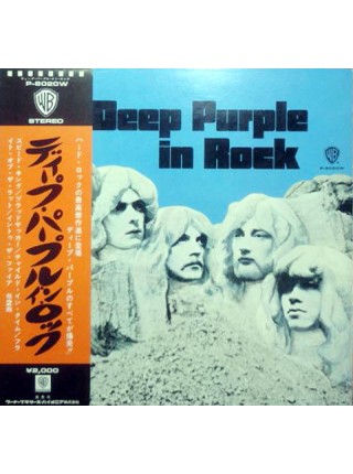 1401938	Deep Purple ‎– In Rock 1970 Japan NM/EX Obi Green Warner Label   (потерт тарец конверта)	Hard Rock	1970	Warner Bros. Records P-8020W	NM/EX	Japan