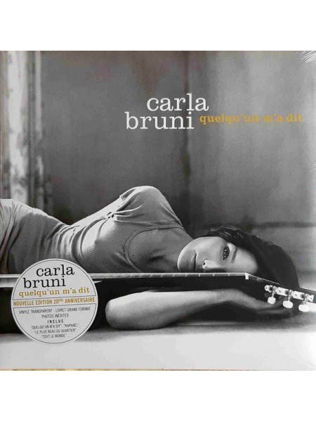 35008460	 Carla Bruni – Quelqu'Un M'A Dit	" 	Chanson"	Transparent, Gatefold	2002	" 	Barclay – 482 175-2, Universal Music France – 482 175-2"	S/S	 Europe 	Remastered	04.11.2022