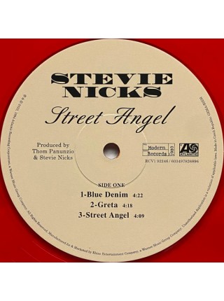 35008471	 Stevie Nicks – Street Angel,  2lp	" 	Pop Rock, Vocal"	Translucent Red, Gatefold, Limited	1994	" 	Modern Records – RCV1 92246, Atlantic – 603497826896"	S/S	 Europe 	Remastered	26.01.2024