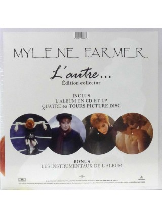 35008462	 Mylène Farmer – L'Autre...	" 	Chanson, Ballad"	Black, Box, LP+4V7 (Picture)+2CD, Limited	1991	" 	Polydor – none, Universal Music France – none"	S/S	 Europe 	Remastered	20.10.2023