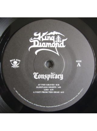 35009196	 King Diamond – Conspiracy	" 	Heavy Metal"	Black, 180 Gram	1989	" 	Metal Blade Records – 3984-15678-1"	S/S	 Europe 	Remastered	15.05.2020
