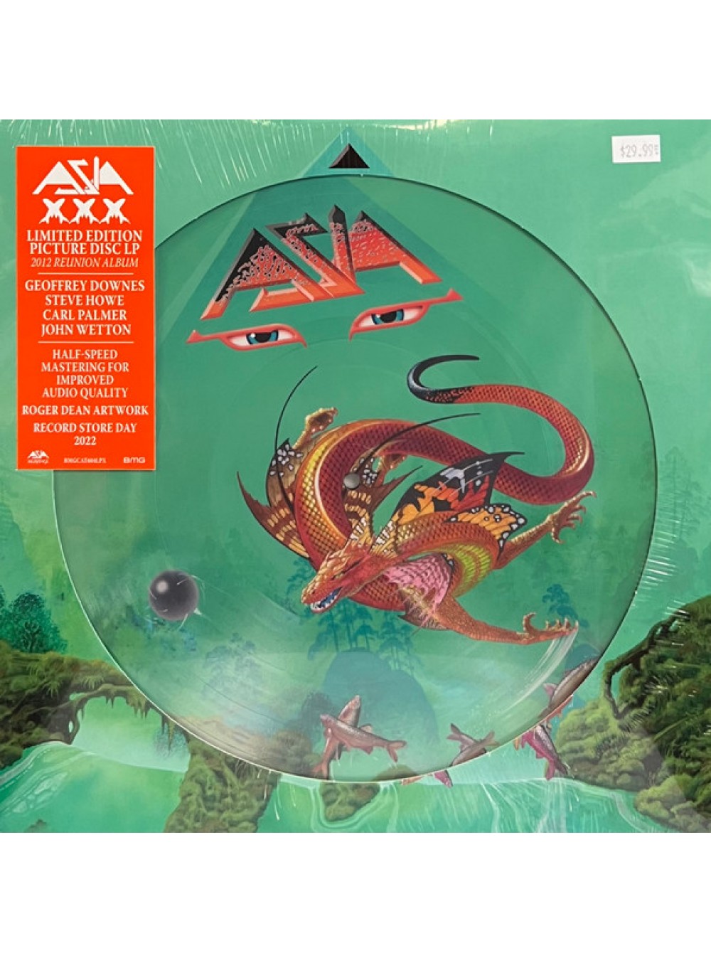 1402792 Asia – XXX , Picture Disk Hard Rock, Prog Rock 2012 Asia Heritage –  BMGCAT604LPX, BMG – BMGCAT604LPX S/